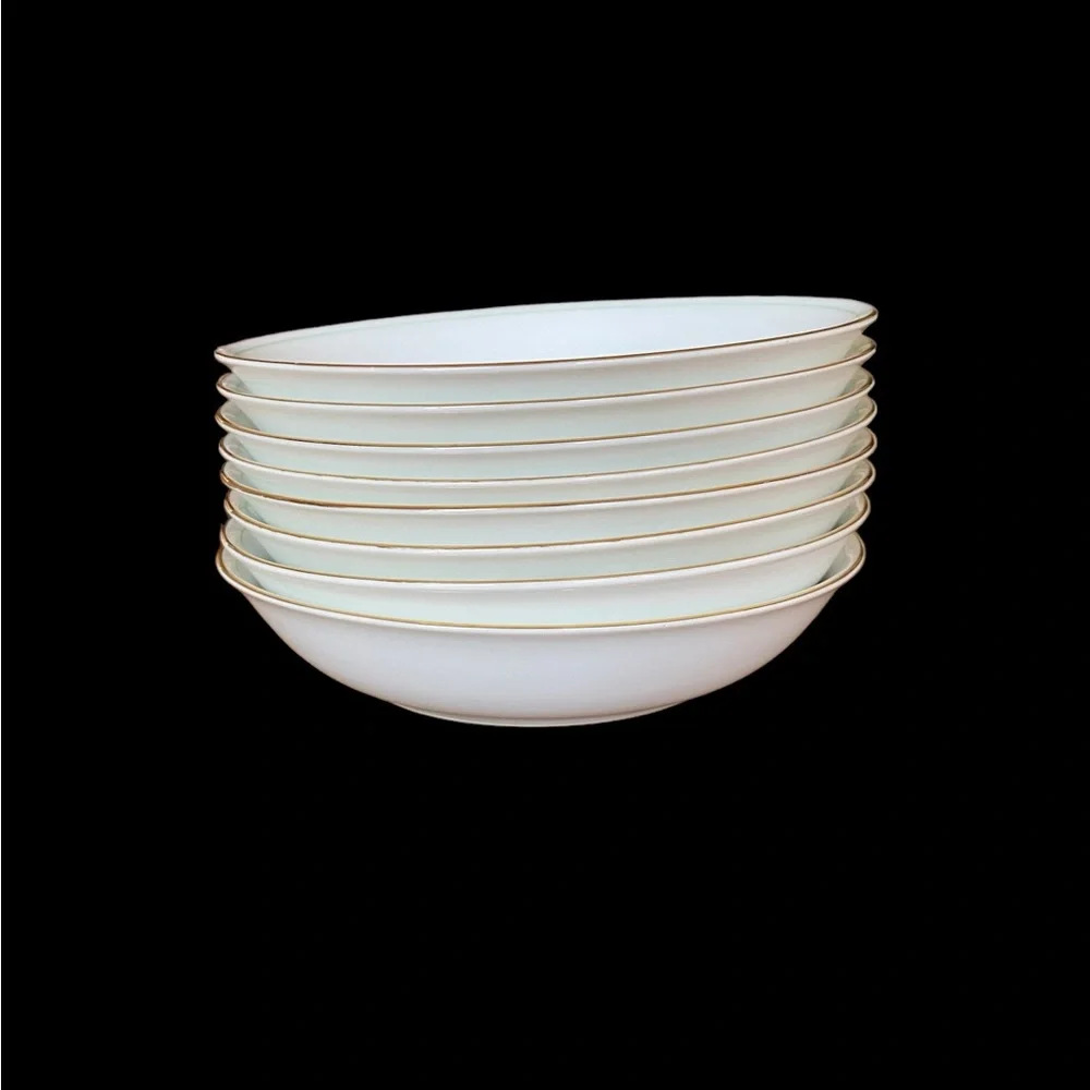 Set of 8 Vintage Kent China Trio Pattern dessert / fruit / sauce bowl. - Picture 3 of 6